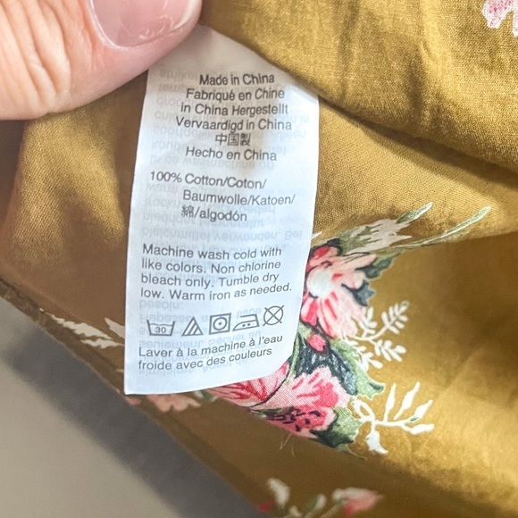 NWT Madewell Corsage Floral Peplum Blouse | Size 12 - Picture 12 of 13